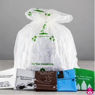 clear waste bag